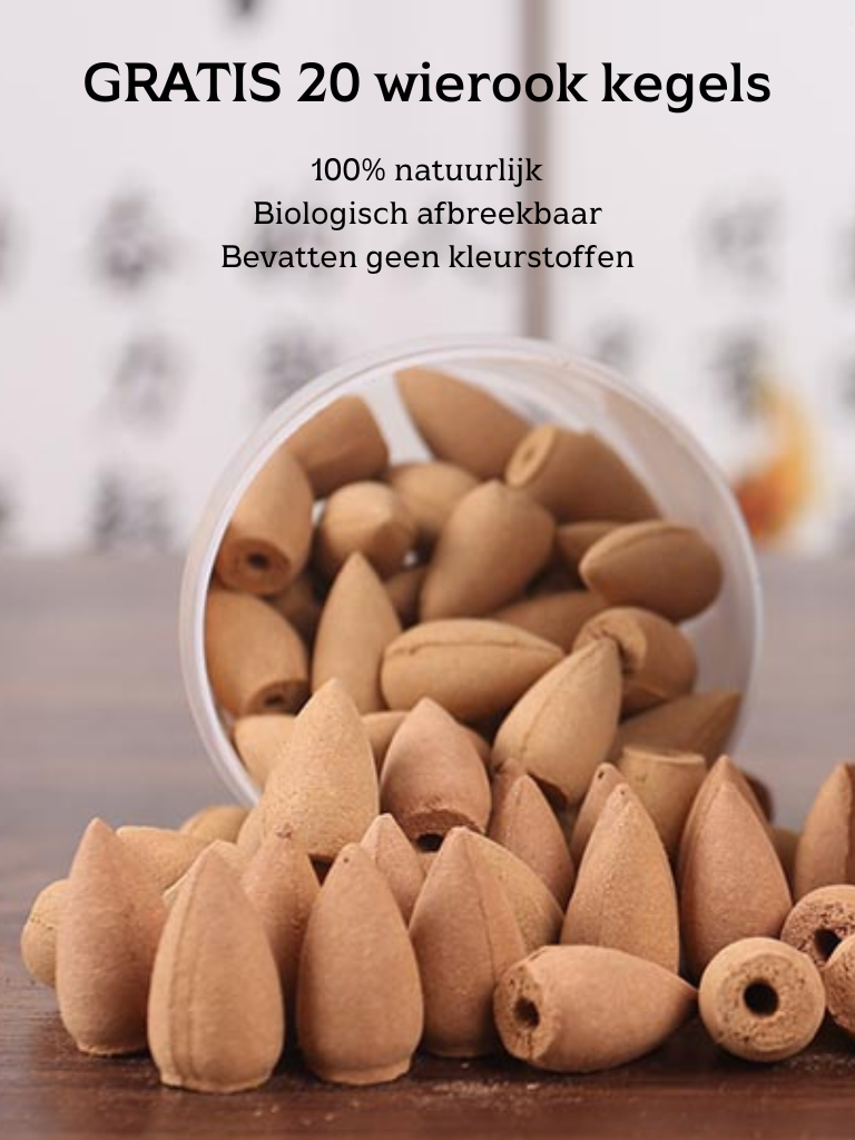 Zen Hand & Lotus - Backflow Incense Burner