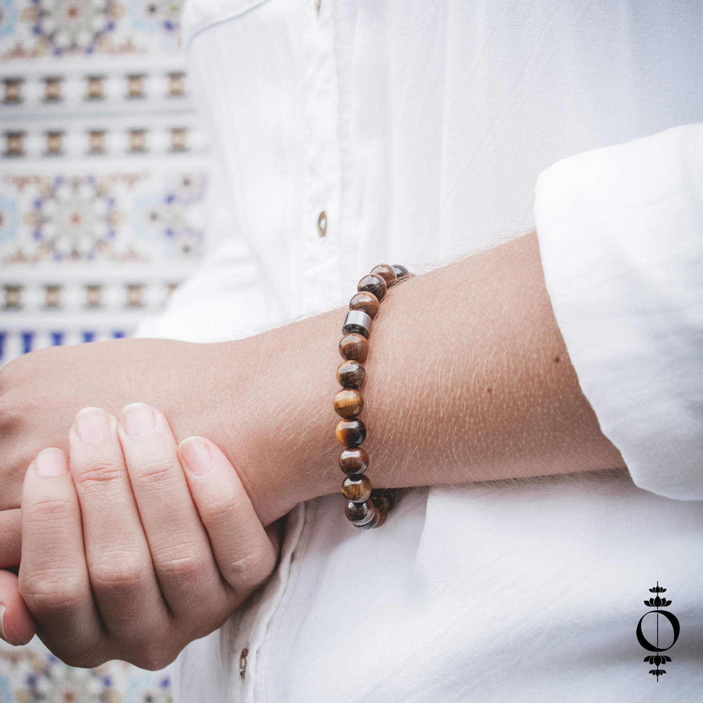 Hematite Tiger Eye Strength Bracelet