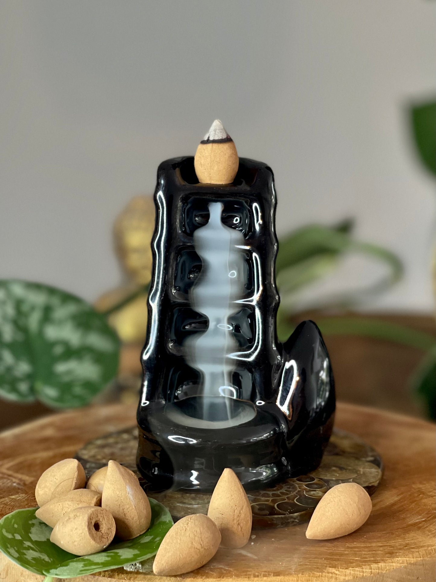 Bamboo - Waterfall Incense Burner
