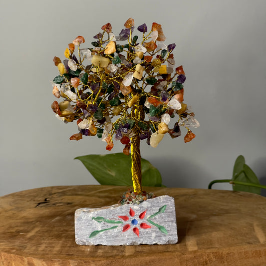 7 Chakra | Edelsteen Tree of Life Boompje