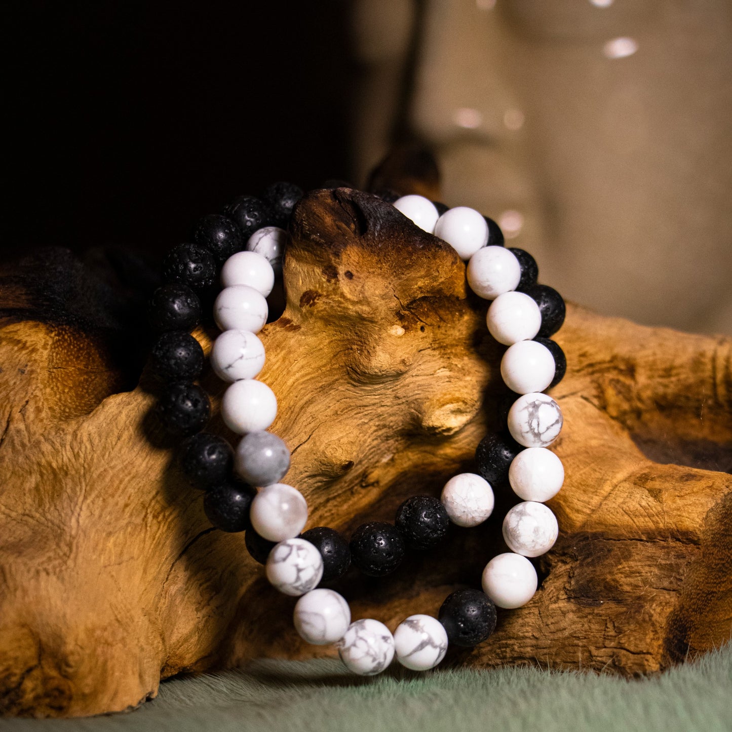 LAVA ROCK BRACELETS SET