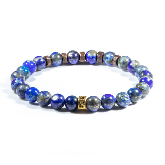 Mantra Lapis Lazuli Bracelet