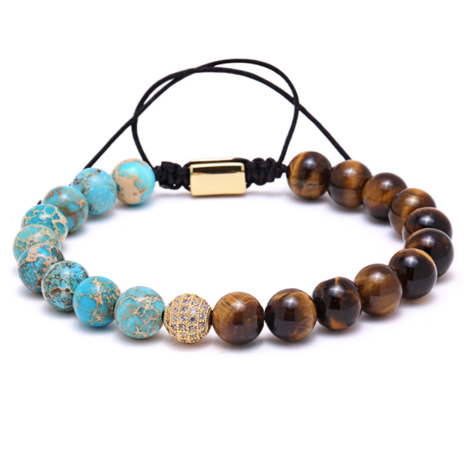 Confidence Tiger Eye Jasper Bracelet