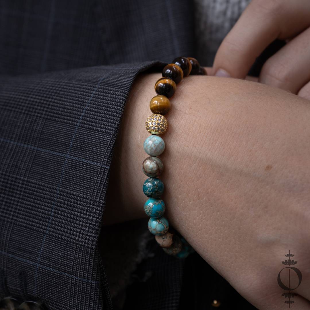 Confidence Tiger Eye Jasper Bracelet