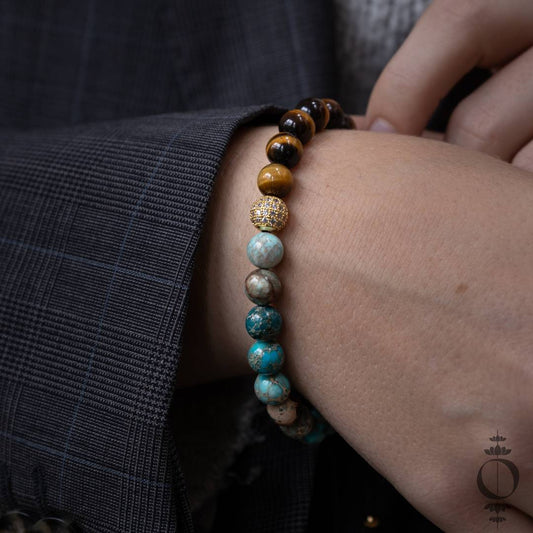 Confidence Tiger Eye Jasper Bracelet