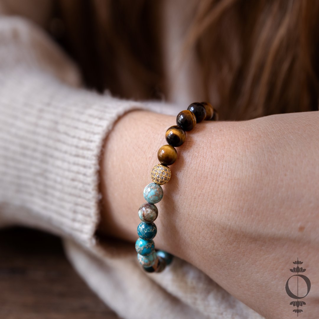 Confidence Tiger Eye Jasper Bracelet