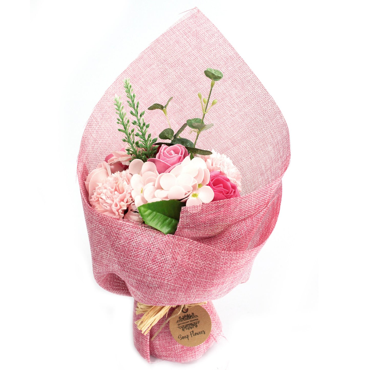 Boeket Zeep Bloemen Roze
