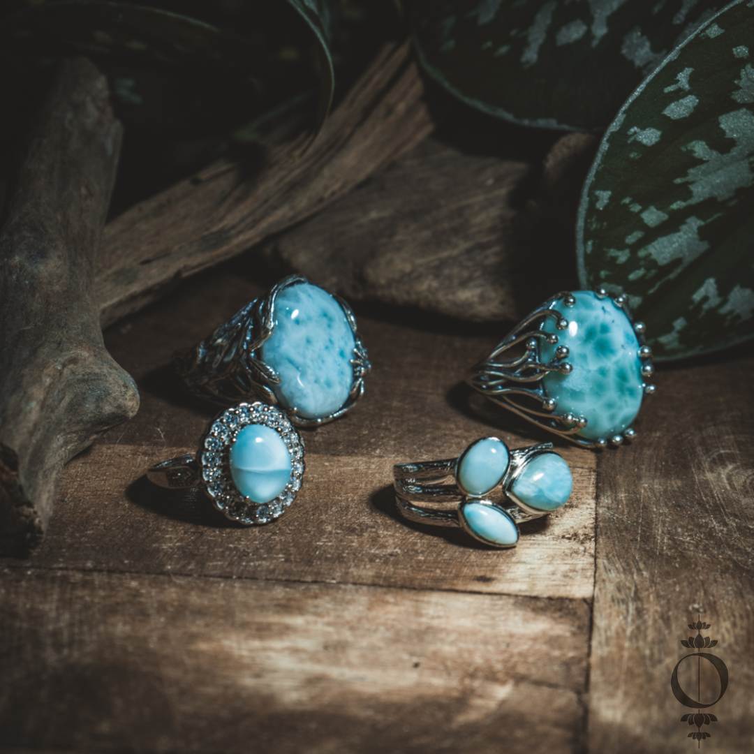 Larimar Rings