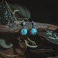 Bliss Larimar Earrings 925 Sterling Silver