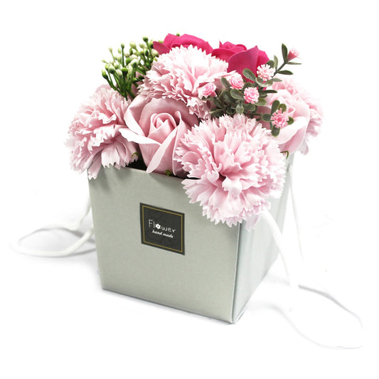 Luxe Boeket Zeep Bloemen Roze